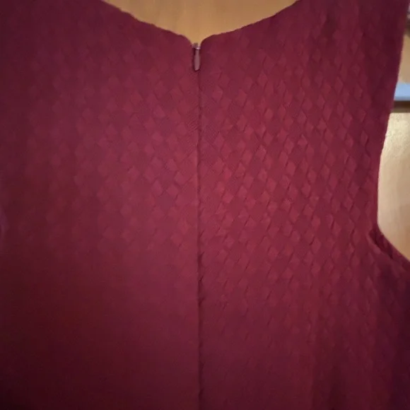 Collective Concepts Rich Red Textured Midi Dress - Picture 4 of 9